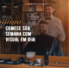 Amostra Barbearia Canva